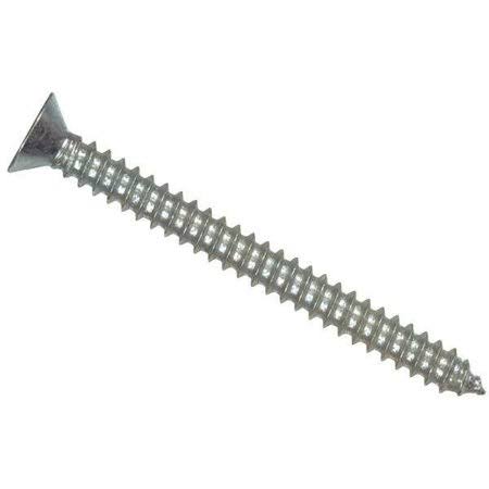 100 Hillman #10 x 1-1/2 inch Phillips Flat Head Stainless Sheet Metal Screw 823496, Size: One Size