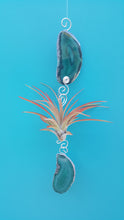Load image into Gallery viewer, Green Agate Single with red air plant
