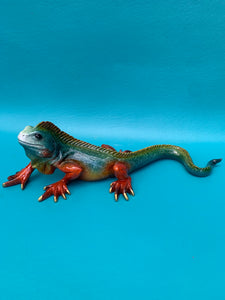 Blue Iguana Figurine