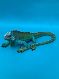 Lifelike Sm Green Iguana Figurine